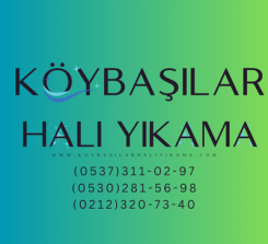 Köybaşılar Halı Yıkama